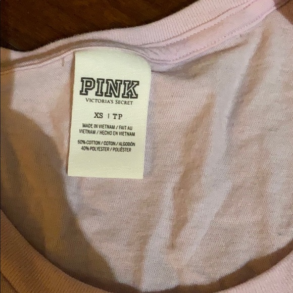 Victoria Secret PINK lavender tee xs - Picture 3 of 4